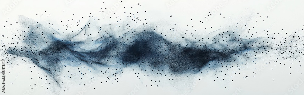 Poster unique abstract pastel blue pencil strokes create a mesmerizing visual flow with fine details and su
