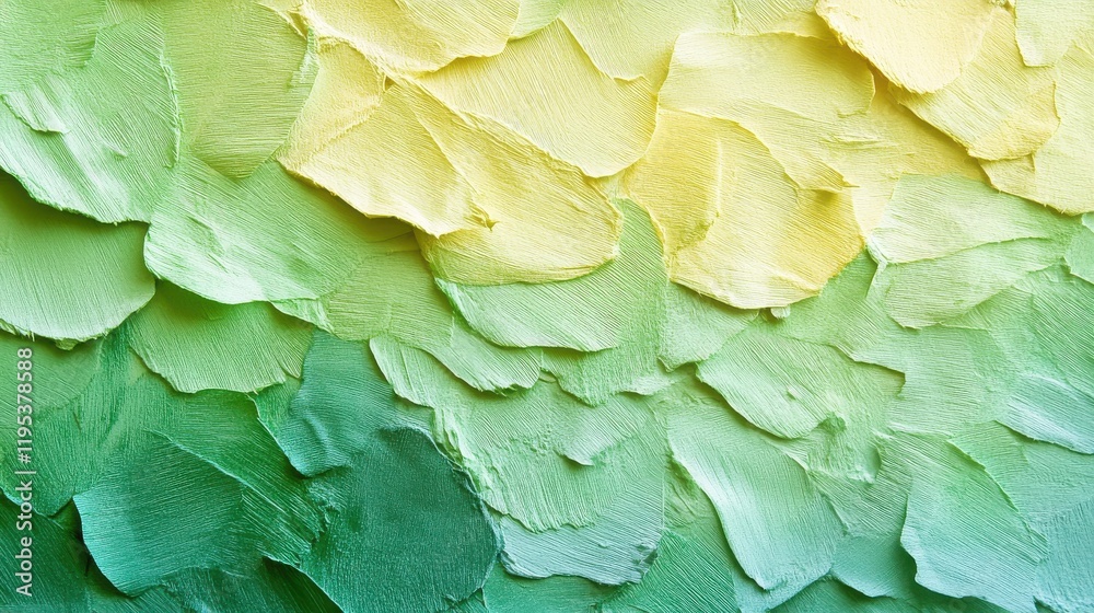 Aufkleber abstract pencil strokes create a vibrant background with layered textures in soft green and yellow c