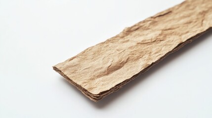 Brown paper on a table