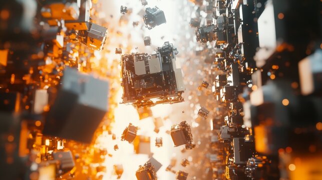 AI Software Controls Group of Robots Collaborating in Dynamic Environment