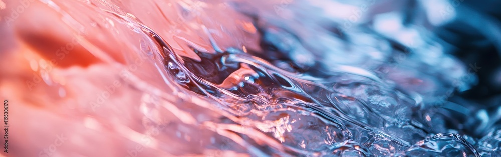 Poster macro shot reveals intricate details of a flamingo's face showcasing its vibrant colors and unique f