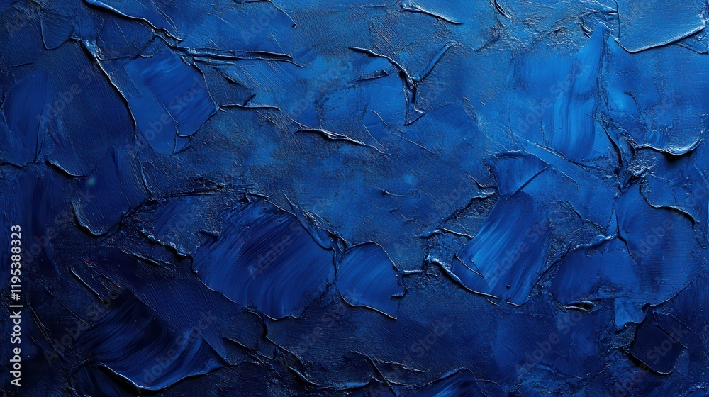 Aufkleber vivid cobalt blue textured background enhancing visual depth and artistic appeal in modern design