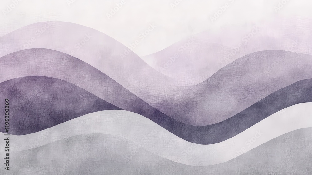 Leinwandbilder soft pencil strokes create calming waves of color in gentle gradients