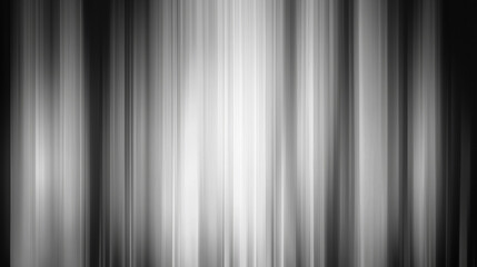 Fototapeta premium Abstract black and white vertical lines create smooth gradient effect, evoking sense of calm and elegance