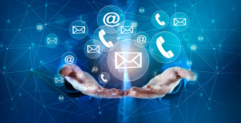 email marketing concept, business concept