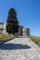 Details of architecture of Castello di MIlazzo, Sicily, Italy