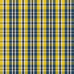 blue and yellow tartan Plaid Background Pattern Seamless