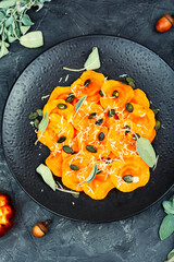 Autumn Pumpkin Ravioli.