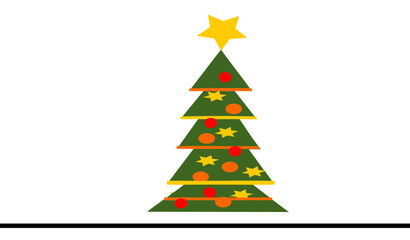 decorated christmas tree
