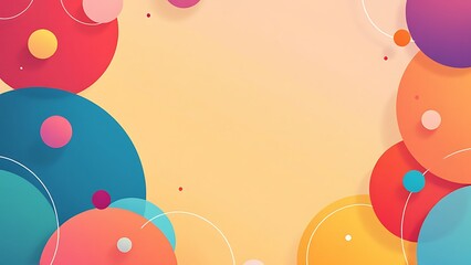 Abstract Colorful Shapes Background