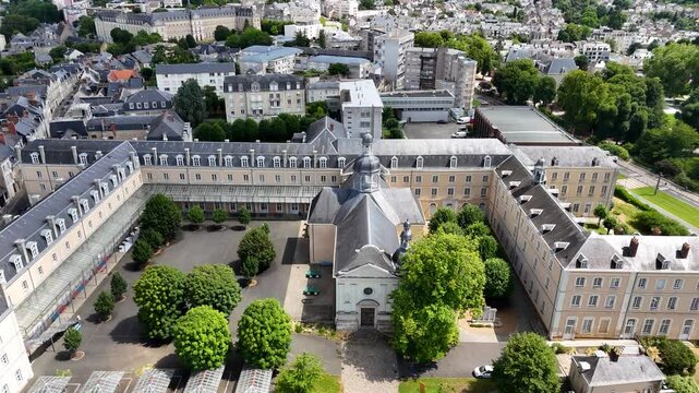 Oratory Chapel and surrounding educational buildings in Le Mans, France