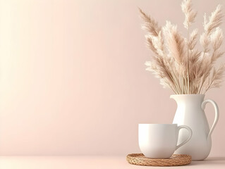 Elegant 3D Render Still Life