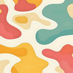 Obraz premium Abstract Background, Pastel Wave Design