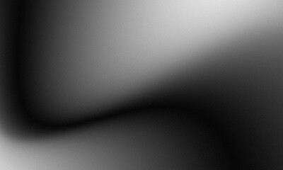 abstract Black and White grainy gradient background, noise texture effect, Black and White Monochrome background, wallpapers, posters, banners, flyers, and cards.	
