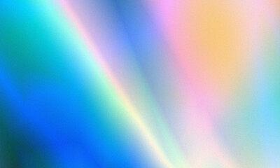 abstract rainbow background, colorful grainy gradient background, holographic ,80s 90s style, noise texture effect, wallpapers, posters, banners, flyers, and cards.	
