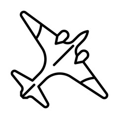 Military Plane Icon Design