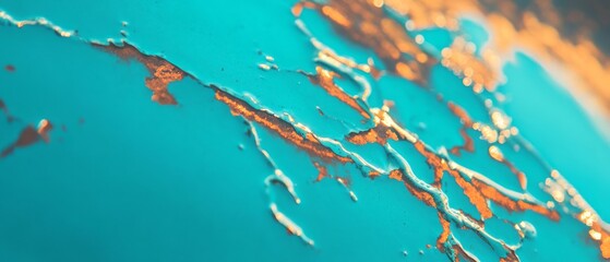 Textured globe highlighting geographical features and color tones during twilight