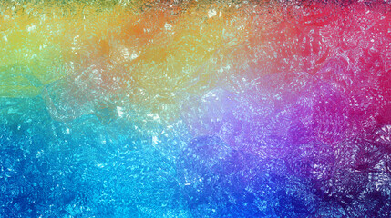 Smooth and blurry colorful frozen ice background. Modern bright colors. Soft colored banner template. Premium quality
