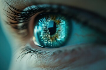 Eye Reflection with Digital Binar Insights