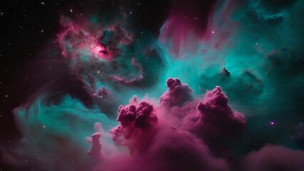 Colorful space galaxy cloud nebula. Stary night cosmos. Universe science astronomy. Supernova background wallpaper