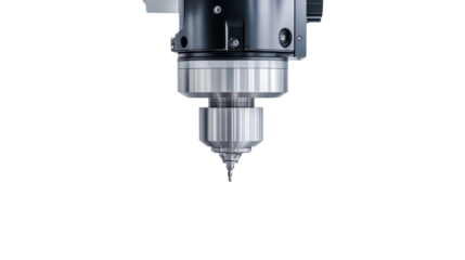 A machine with a drill bit on top of it