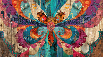 Beautiful Rustic congratulations with vibrant colors, intricate design, and heartfelt text, perfect for a joyful moment