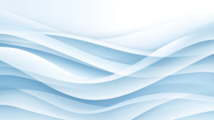 Fototapeta premium Soft blue waves create serene and calming background, perfect for various designs