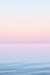 Obraz premium A calming gradient background with ocean dawn colors.featuring soft blues and pinks.evoking tranquility and renewal.ideal for nature-themed content and morning designs