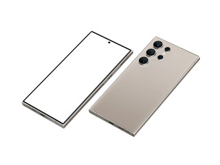 Samsung Galaxy S24 Ultra Titanium Gray Lying Position