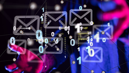 mail communication support contact concept service