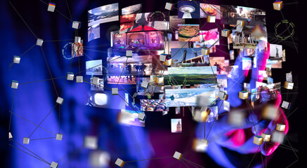 streaming data picture video material