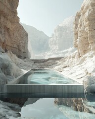 Renewable energy adoption through innovative landscape design modern architecture high-resolution textures serene environment