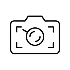 screenshot camera icon, screenshot camera line art - simple line art of screenshot camera, perfect for screenshot camera logos and icons and themed design 