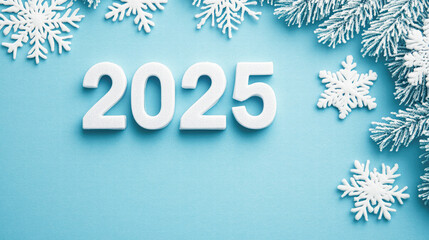 Celebrate 2025 winter wonderland aesthetic & yearly reflection design theme