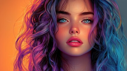 Portrait of a beautiful woman.