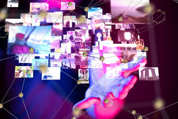 streaming data picture video material