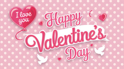 Happy Valentines day  gift card design for you