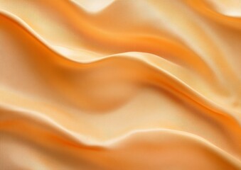 Fototapeta premium Golden Silk Waves - Abstract Soft Fabric Texture at Sunrise