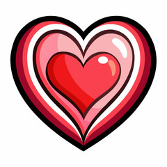 golden heart with a ribbon