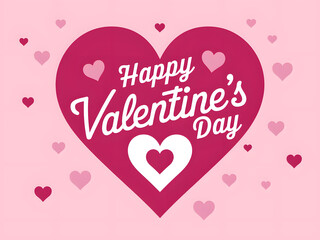 Happy Valentines day  gift card design for you