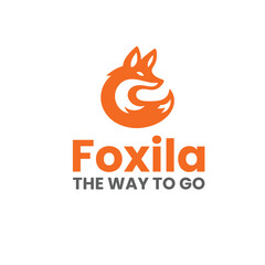 fox logo, orange color logo, browser logo, tech logo