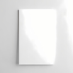Blank White Paper Mockup A4 Size Clean Minimalist Design Template card sheet flyer photo image empty