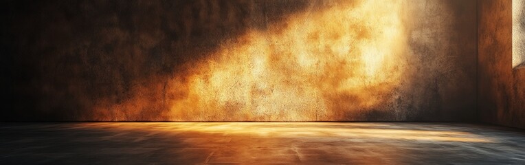 Minimalistic studio space with a light brown and white gradient background. Ideal for product showcases, digital designs, and marketing layouts.