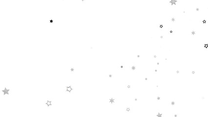 A digital illustration of scattered stars against a black background