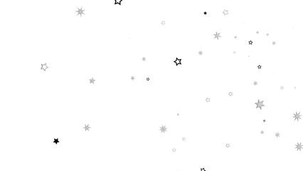 A digital illustration of scattered stars against a black background