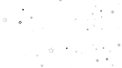 A digital illustration of scattered stars against a black background