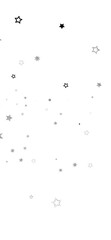 A dark background with scattered white stars, evoking a sense of wonder and the vastness of the...