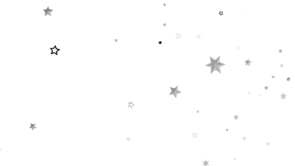 A digital illustration of scattered stars against a black background