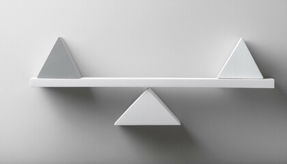 A picture of various social factors being distributed fairly on a balanced scale.