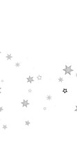 Abstract background with silver stars scattered on black